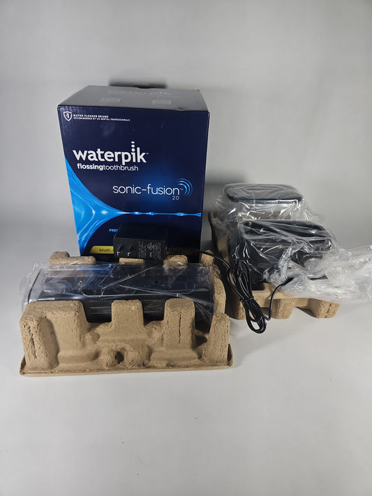 Waterpik Sonic-Fusion 2.0 Flossing Toothbrush – Black | New Open Box