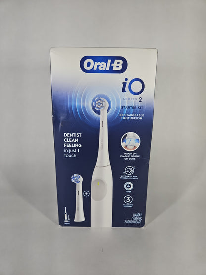 Oral-B iO Series 2 Electric Toothbrush Starter Kit White Sealed