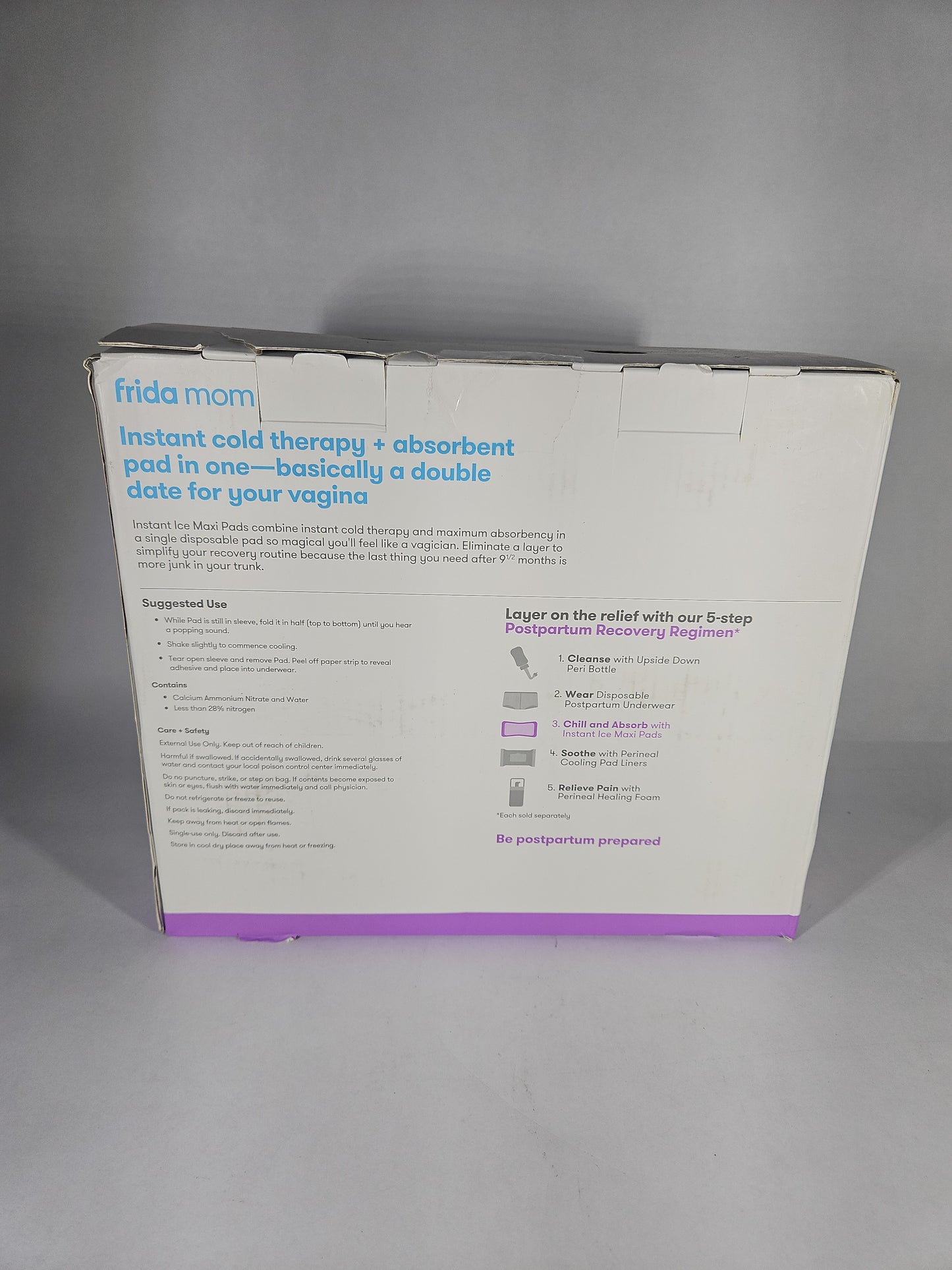 Frida Mom Instant Ice Maxi Pad - 8 Count