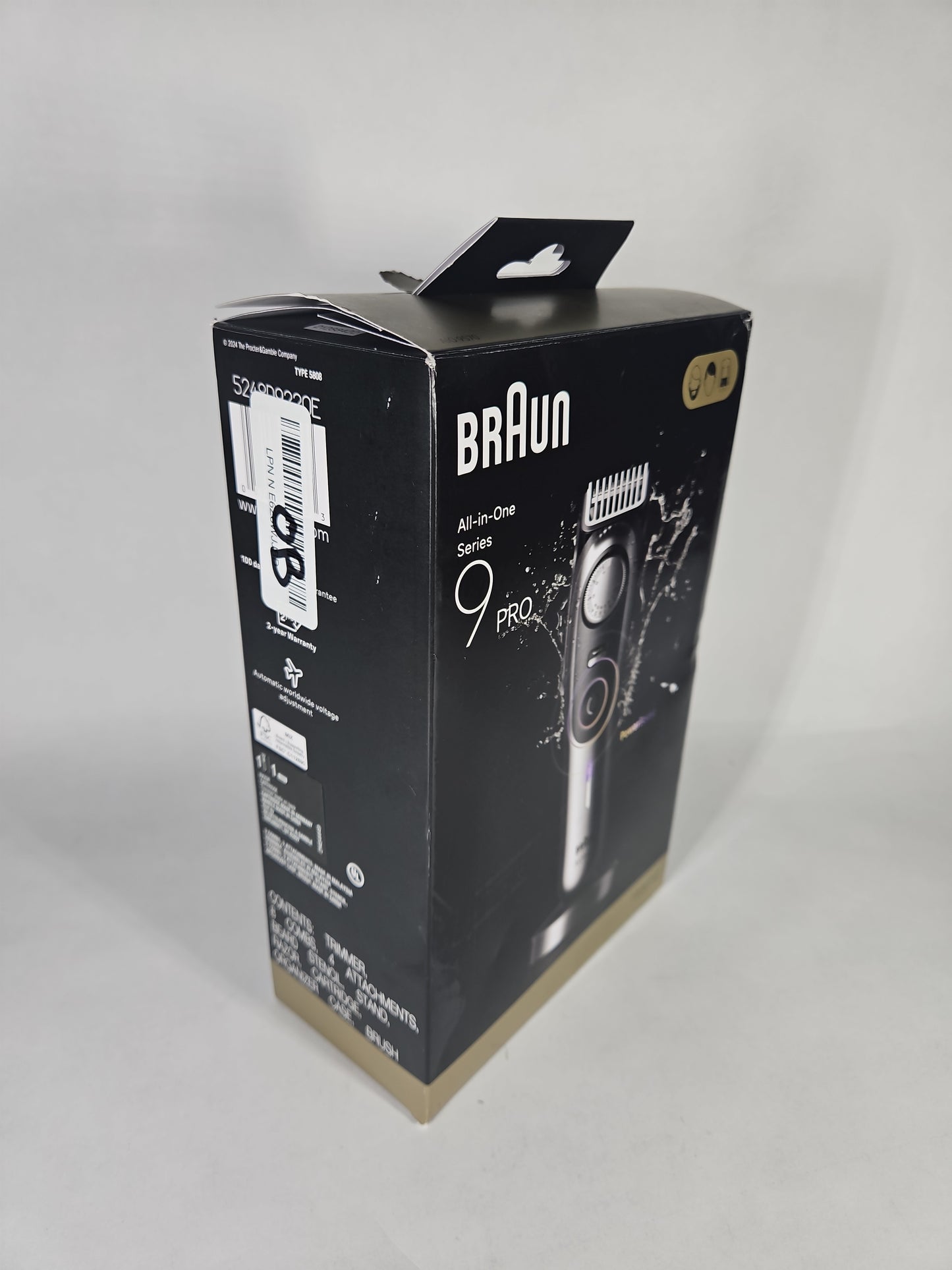 Braun Series 9 Pro All-in-One Trimmer Silver Black Open Box