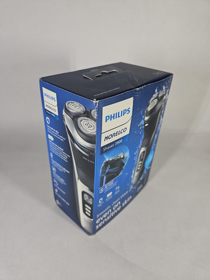 Philips Norelco Shaver 3900 Series Wet Dry Electric Shaver Black New Sealed