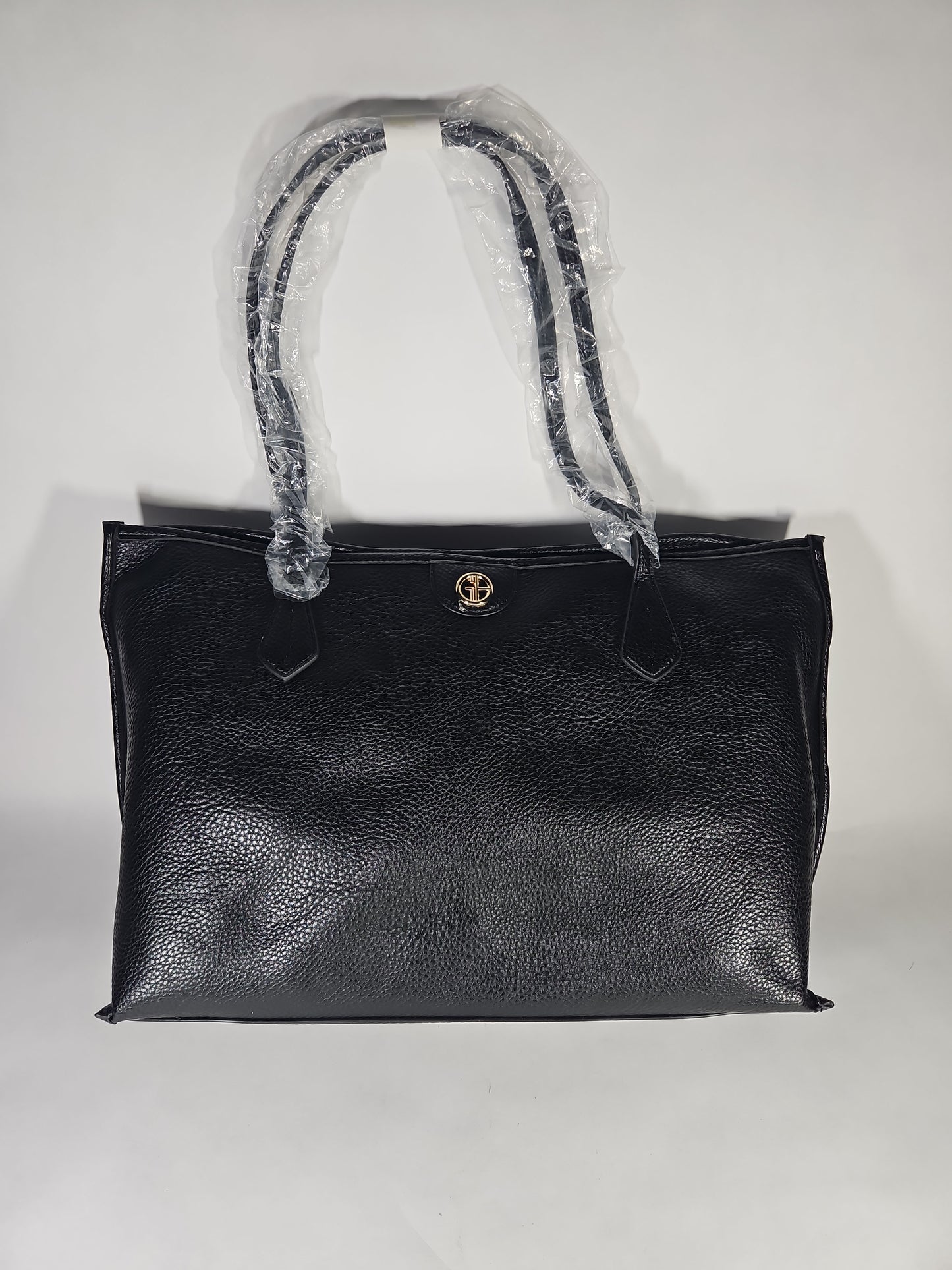 Giani Bernini Pebble Tulip Large Tote - Black