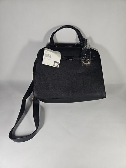 Anne Klein Belted Midi Satchel - Black