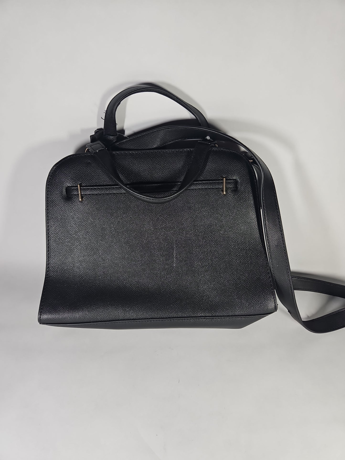 Anne Klein Belted Midi Satchel - Black