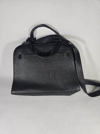 Anne Klein Belted Midi Satchel - Black