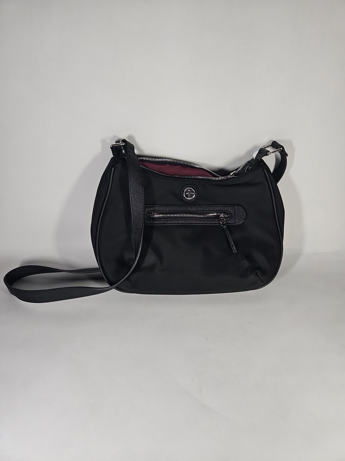 Giani Bernini Medium Nylon Hobo Bag - Black - 194136137683