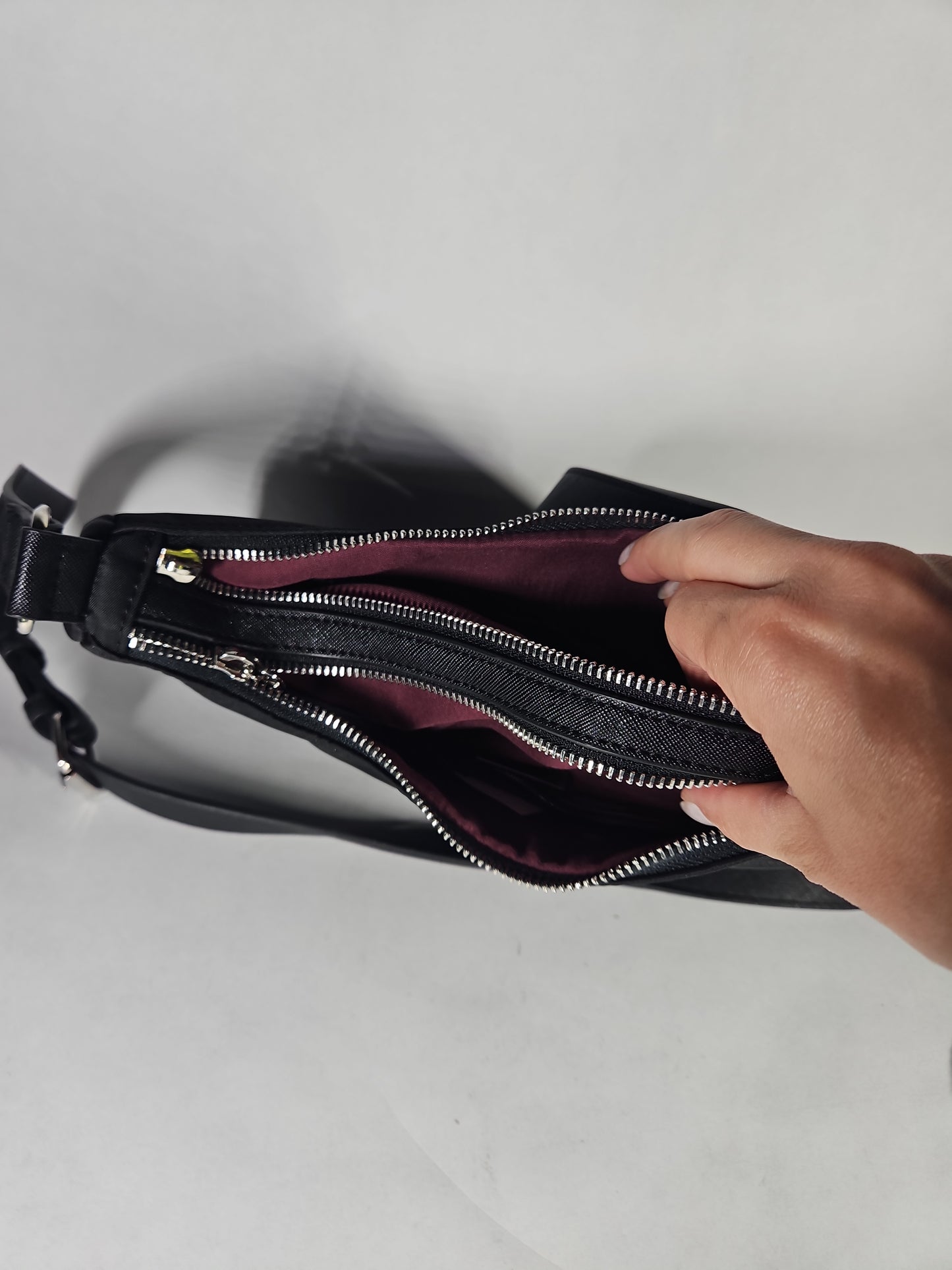 Giani Bernini Medium Nylon Hobo Bag - Black - 194136137683