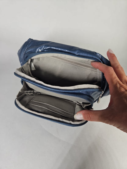 Baggallini On the Go Belt Bag Waist Pack - Mist Gloss Ripstop