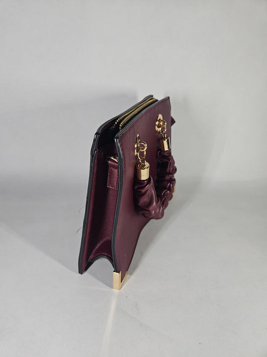 ALDO Bilitha Small Tote Bag - Bordo Wine Color