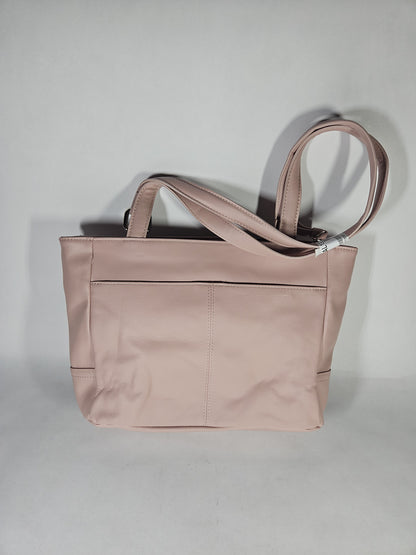 Giani Bernini Nappa Classic Leather Tote - Rose