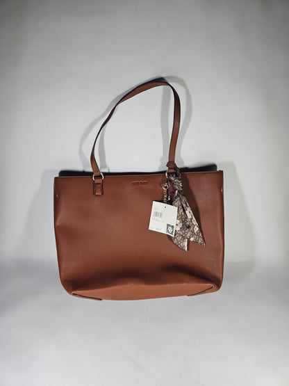 Anne Klein Tote Bag with Bag Charm - Hazelnut