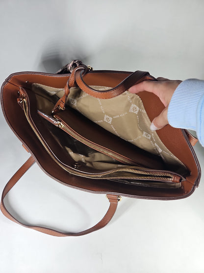 Anne Klein Tote Bag with Bag Charm - Hazelnut