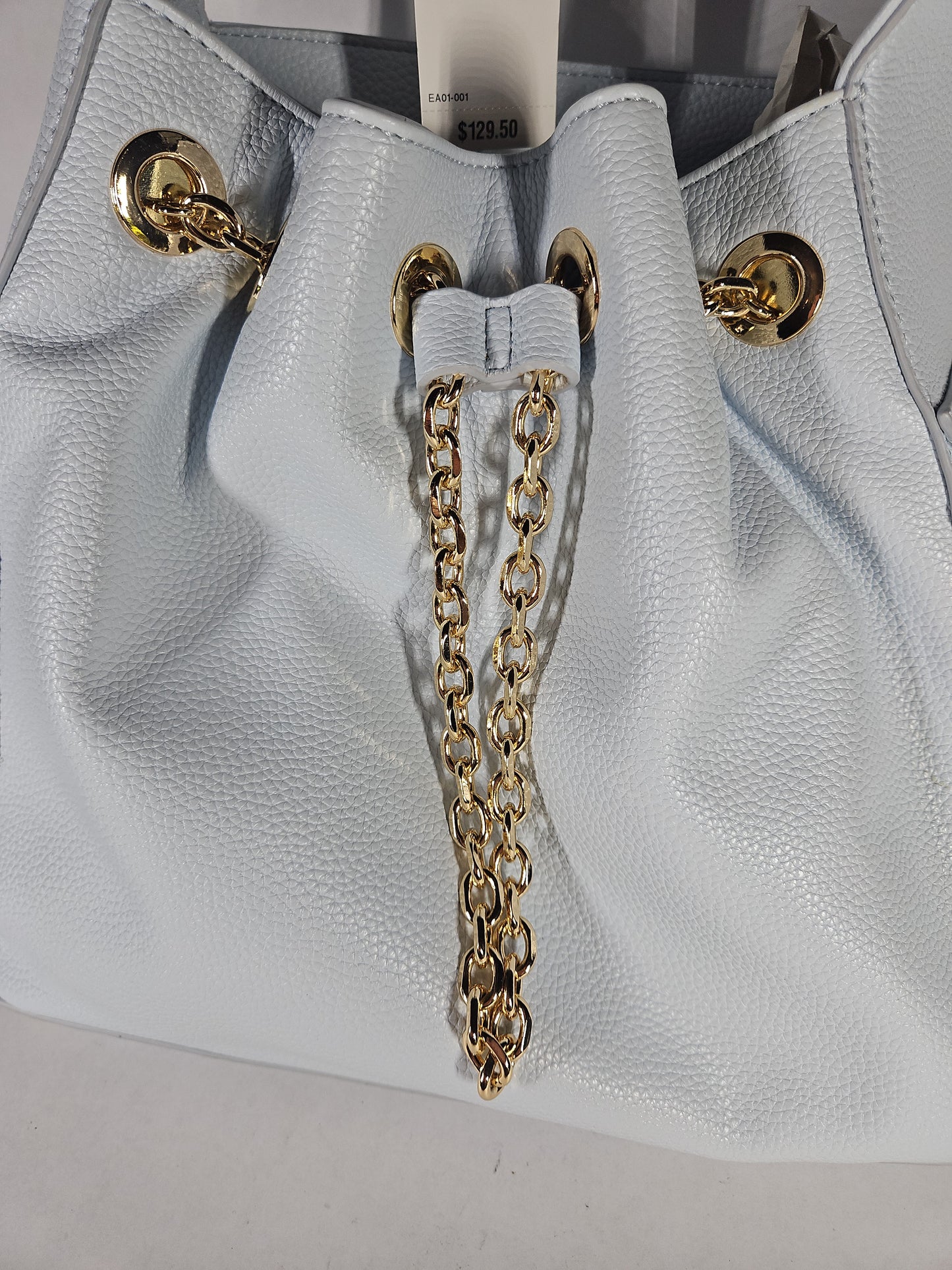 On 34th Somynn Solid Large Shoulder Bag - Diamond Blue