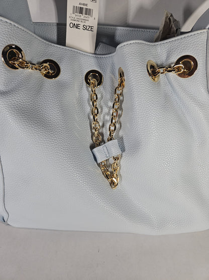 On 34th Somynn Solid Large Shoulder Bag - Diamond Blue