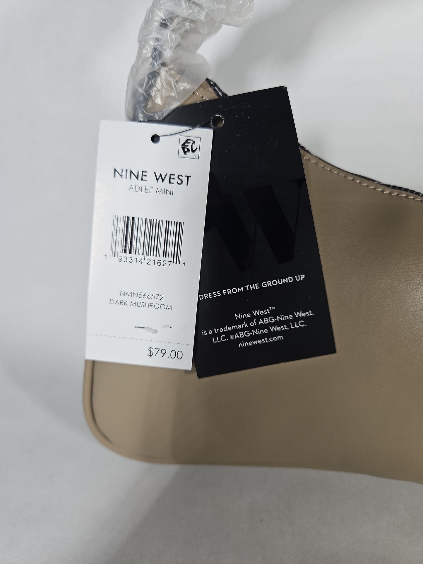 Nine West Adlee Medium Shoulder Bag - Dark Mushroom