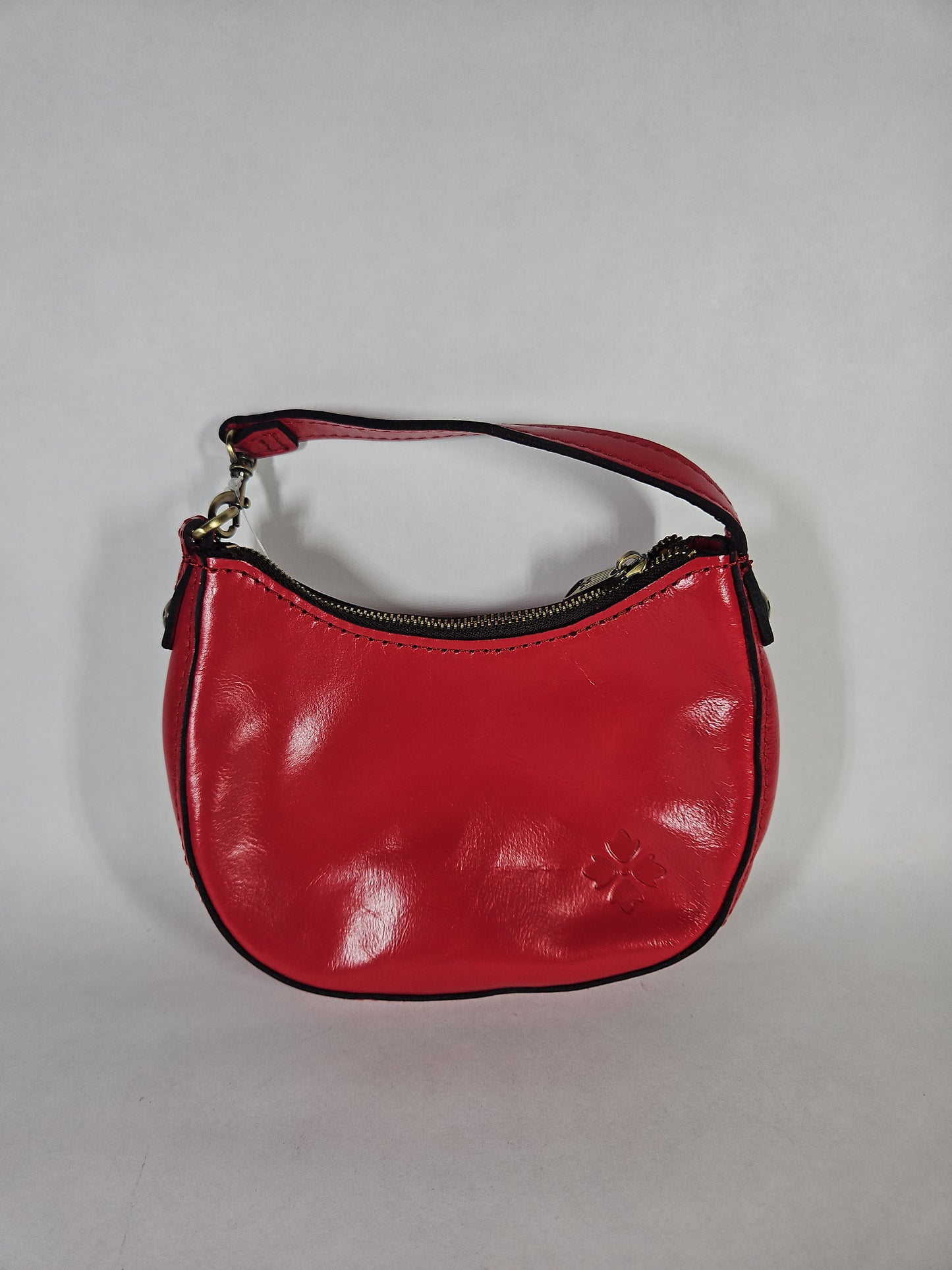 Patricia Nash Morgana Mini Leather Shoulder Bag - Strawberry