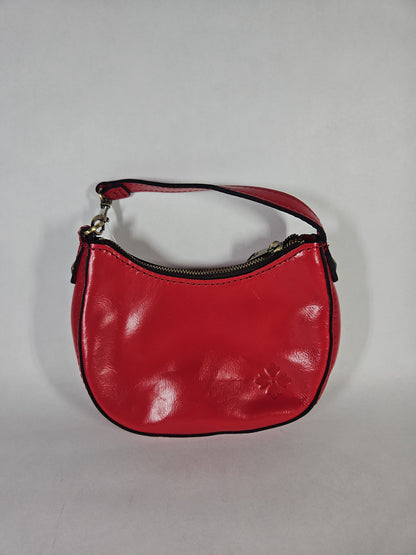 Patricia Nash Morgana Mini Leather Shoulder Bag - Strawberry