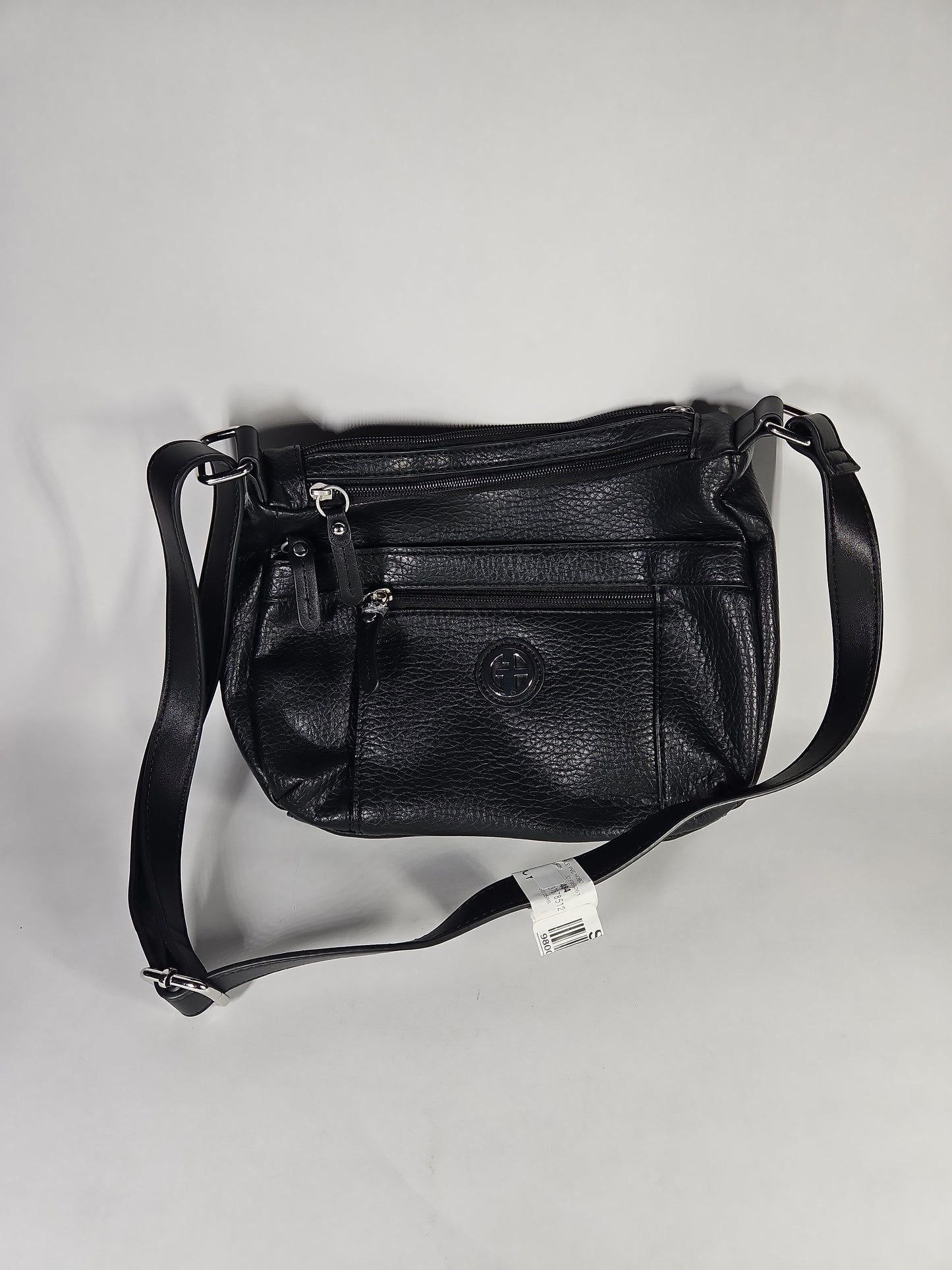 Giani Bernini Small Pebble Hobo Bag – Black