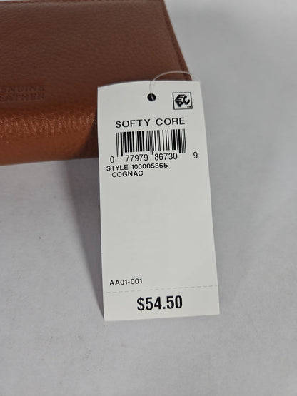 Giani Bernini Softy Indexer Wallet – Cognac/Silver