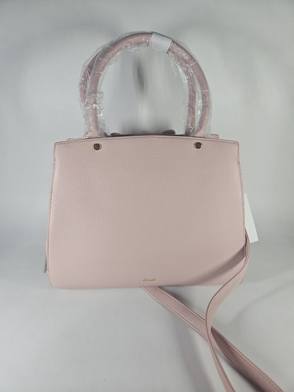 Crossi Elegance Large Bow Satchel – Blush
