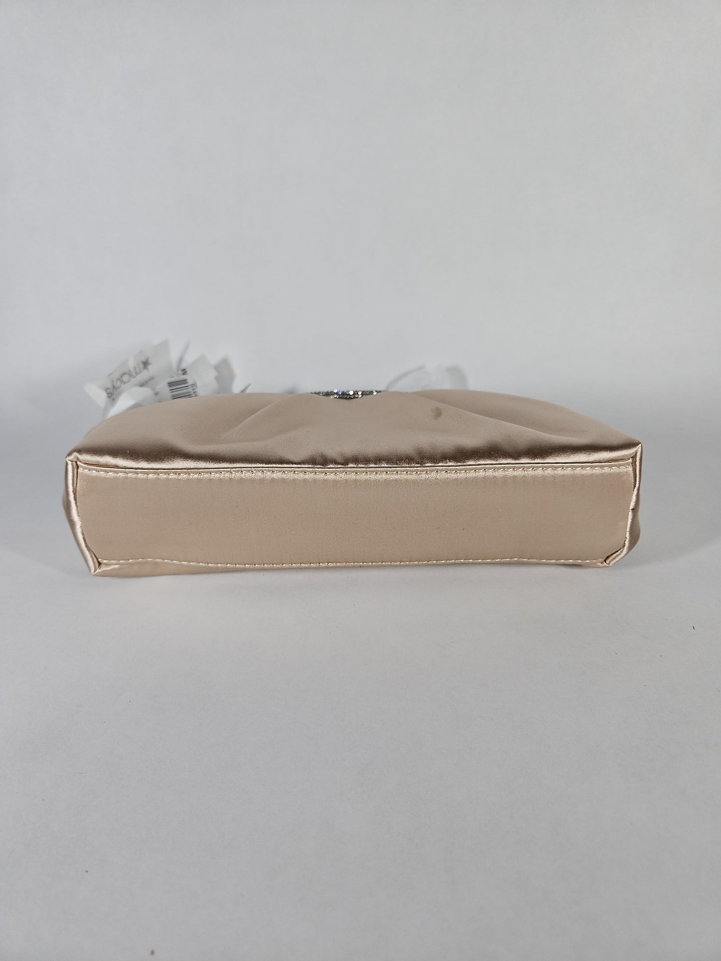 Nina Crystal Trim Frame Magnetic Clutch – Ivory/Rose