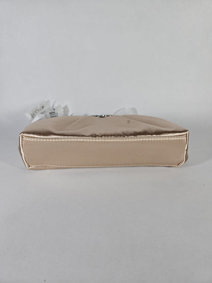 Nina Crystal Trim Frame Magnetic Clutch – Ivory/Rose
