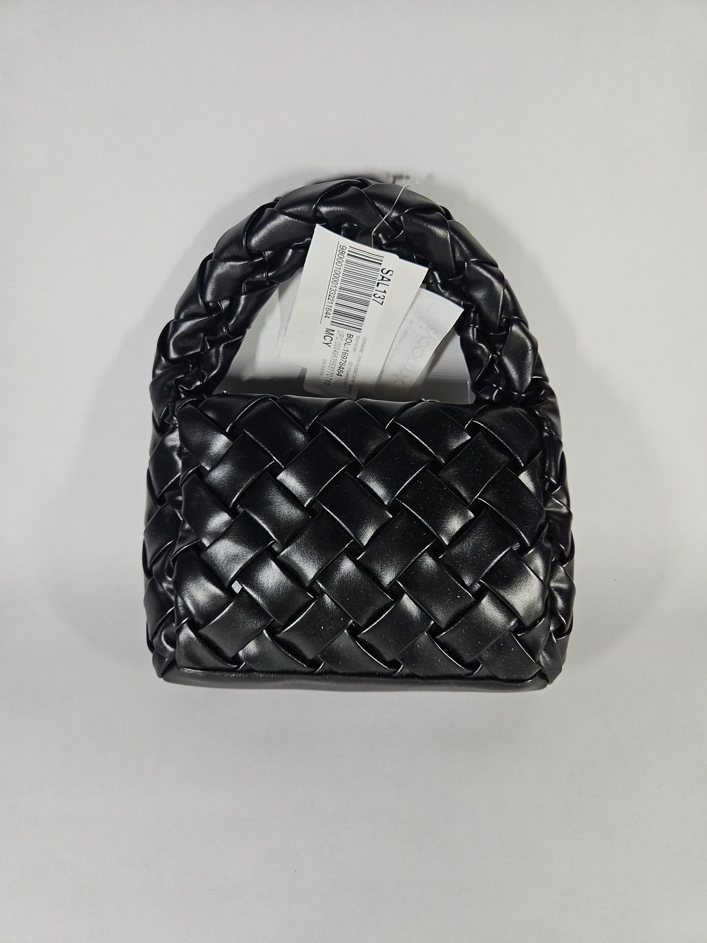 Like Dreams Oriane Quilted Top Handle Crossbody Bag – Black