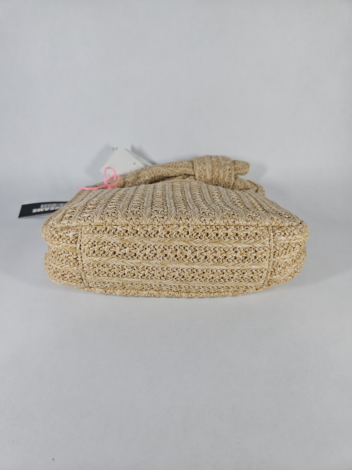 Like Dreams Aimee Small Straw Top Handle Bag – Tan