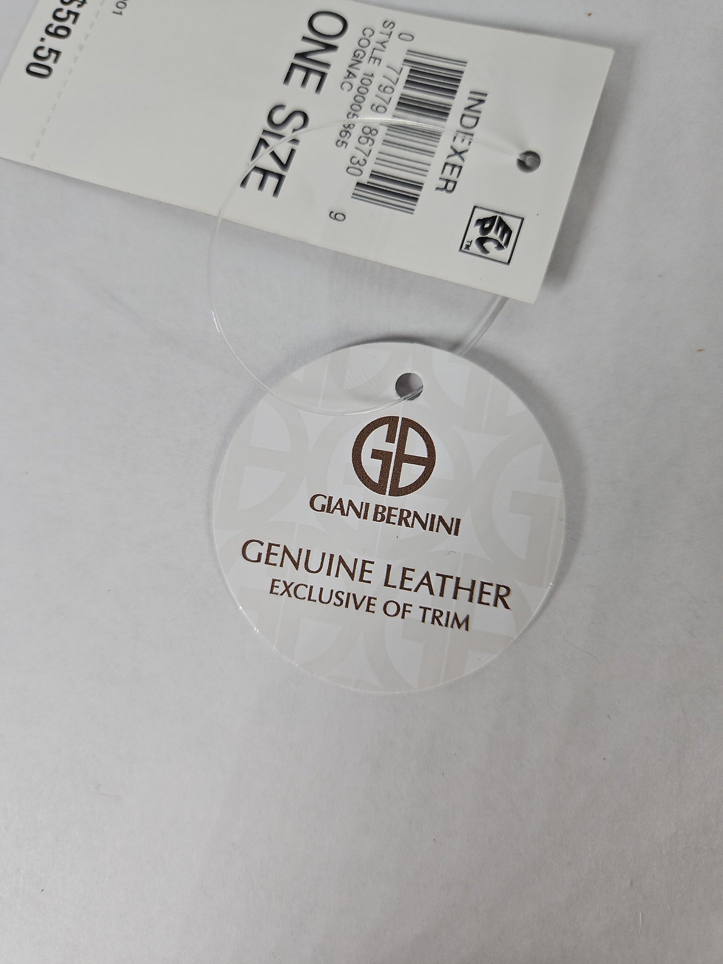 Giani Bernini Softy Indexer Wallet – Cognac/Silver