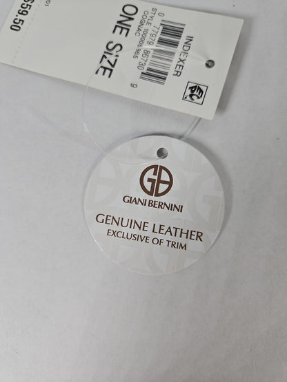Giani Bernini Softy Indexer Wallet – Cognac/Silver
