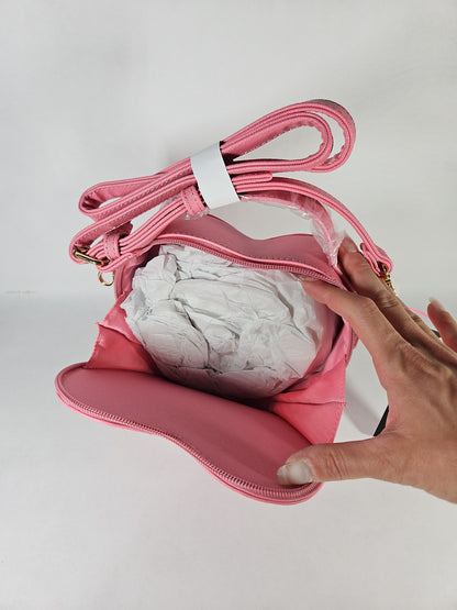 Like Dreams Heart Breaker Crossbody – Pink