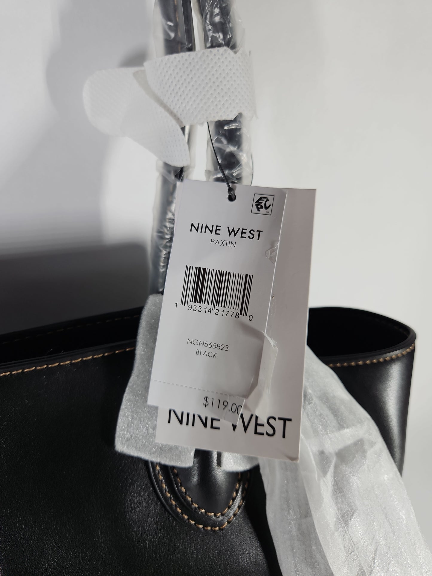 Nine West Paxtin Large Shopper Bag – Black