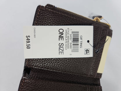 On 34th Maddynn Wallet – Chocolate/Gold