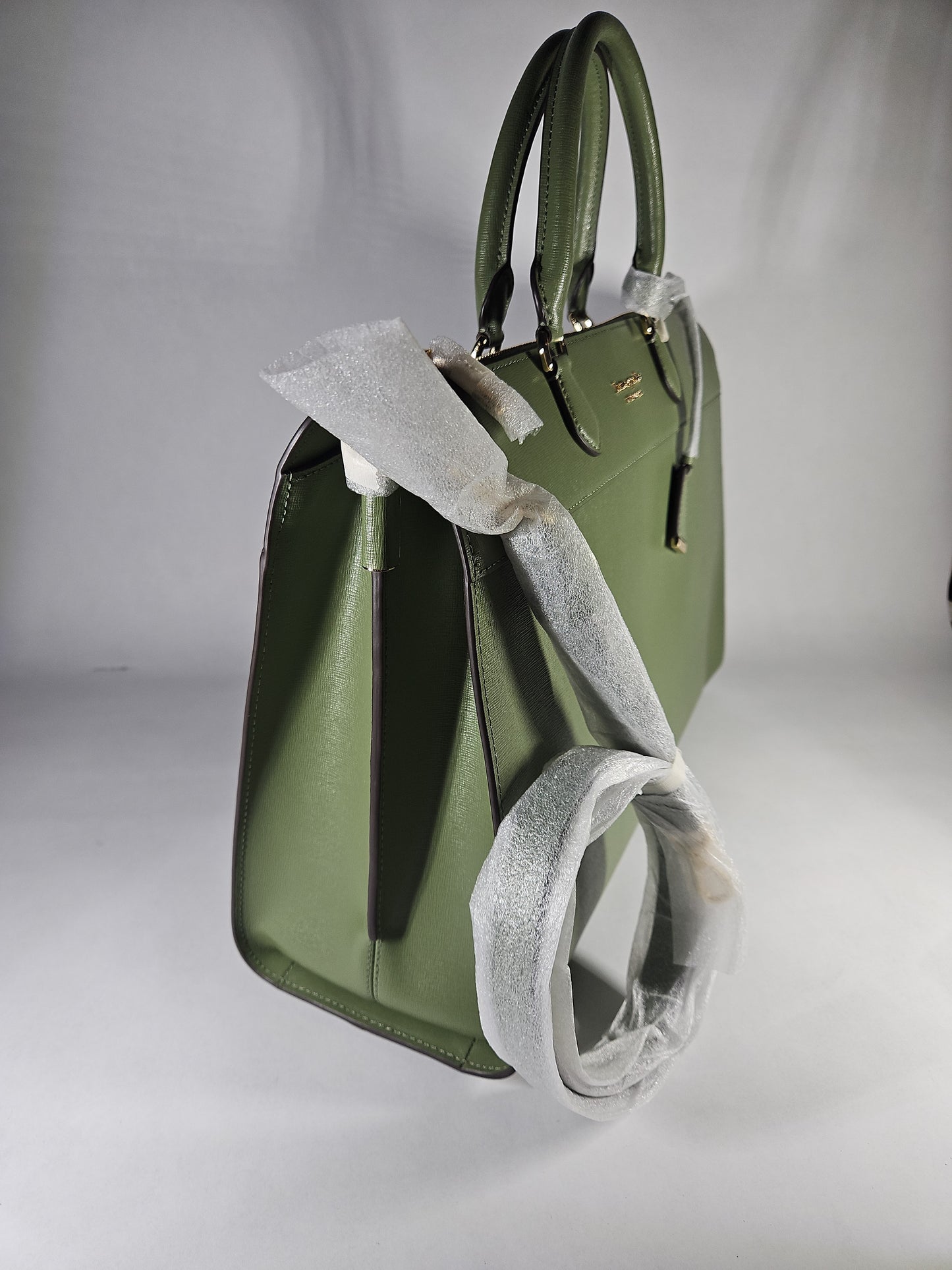 Kate Spade Morgan Laptop Bag Green Saffiano Leather Fits 16" Laptop NWT