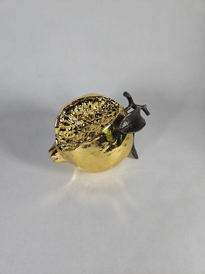 Michael Aram Pomegranate Decorative Object Gold Sculptural Brass NWT