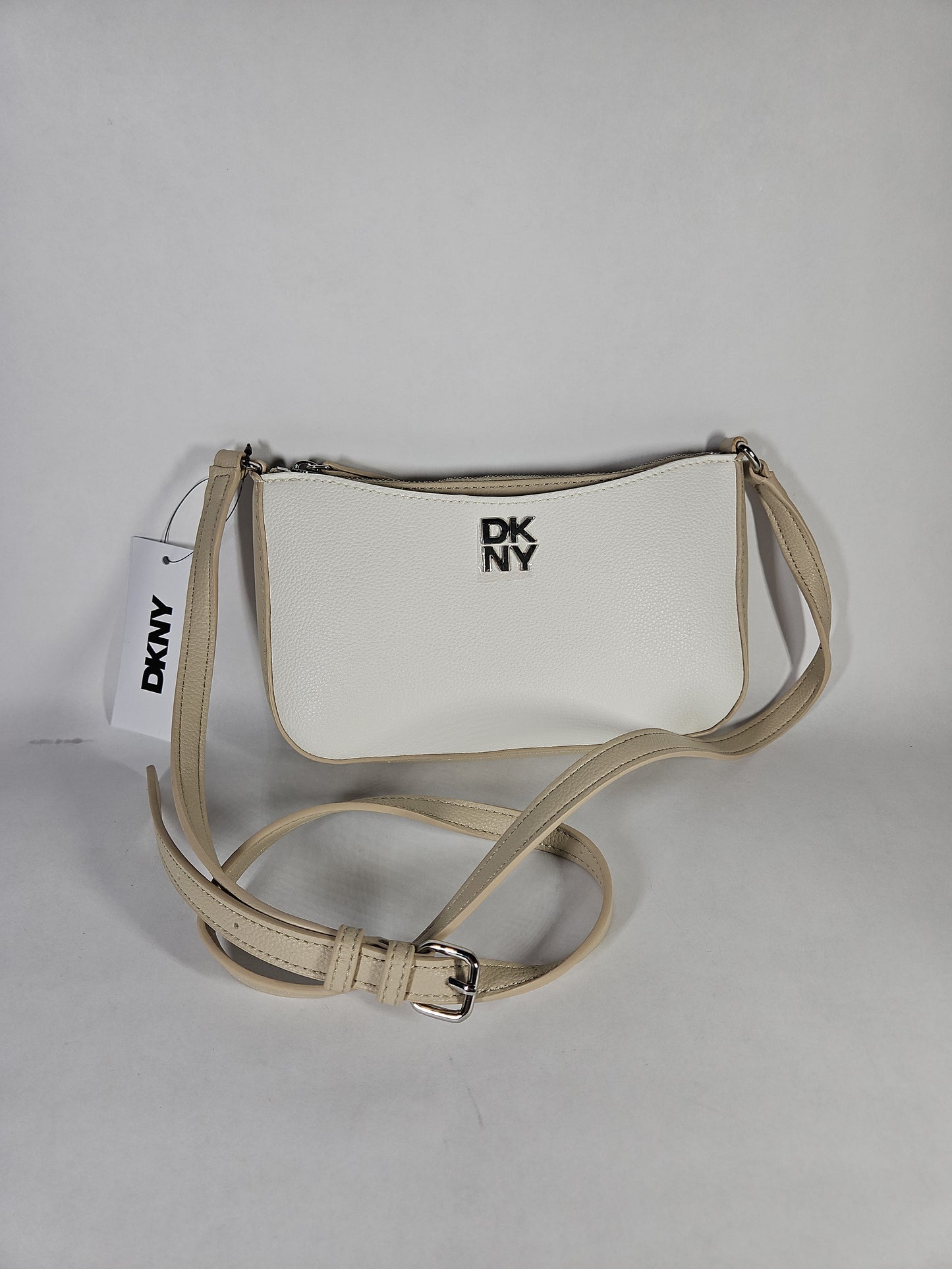 DKNY Tahlia Small Crossbody Bag White Beige NWT Women's Purse
