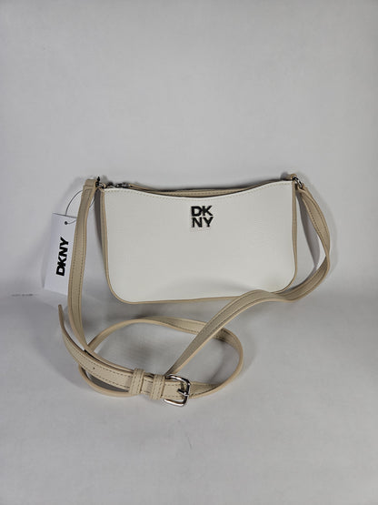 DKNY Tahlia Small Crossbody Bag White Beige NWT Women's Purse