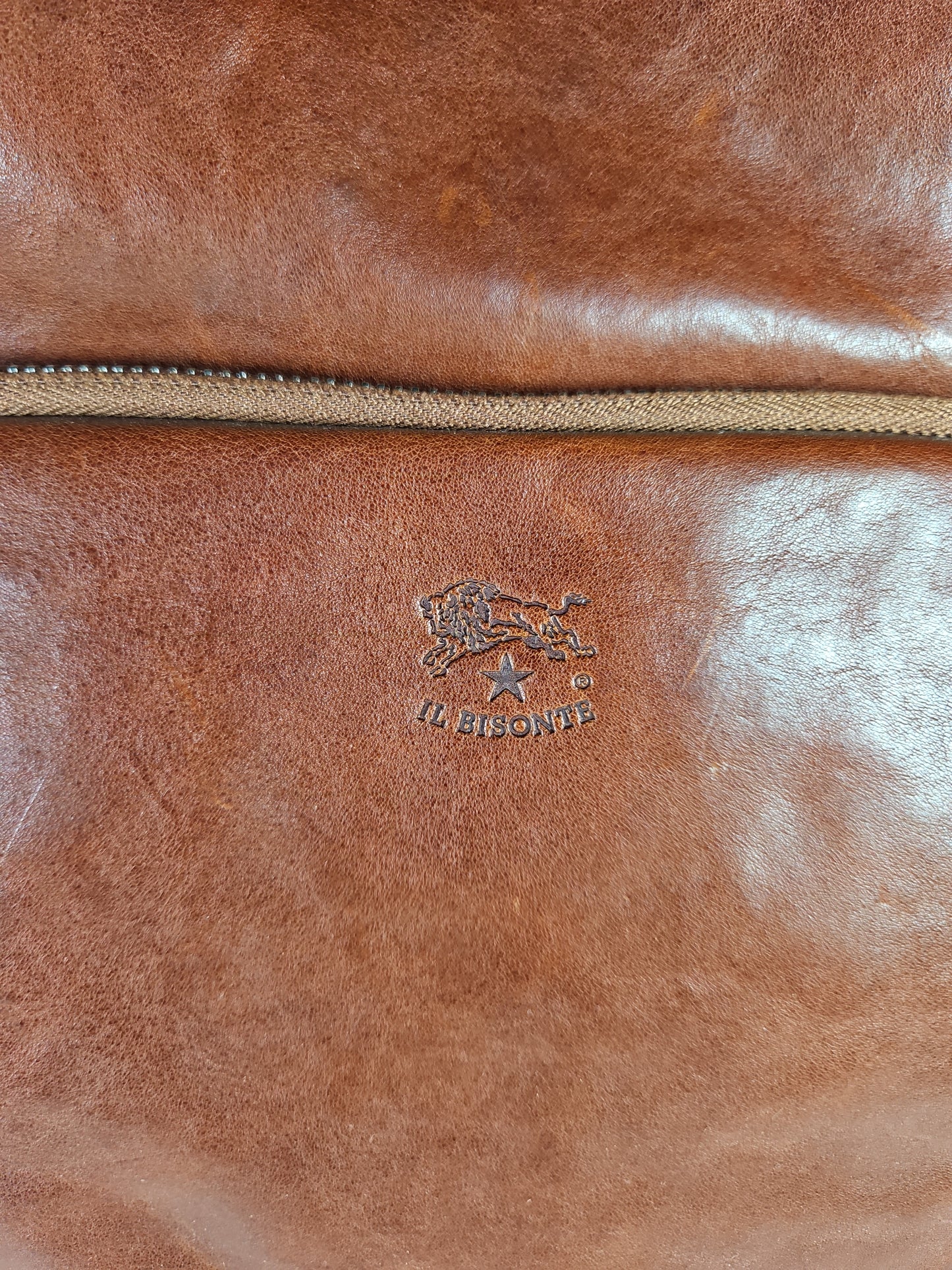 Il Bisonte Meleto Leather Backpack Brown Vegetable Tanned Cowhide NWT