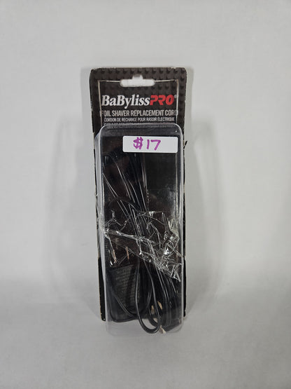 BaBylissPRO Foil Shaver Replacement Power Cord FXFSCORD Open Box