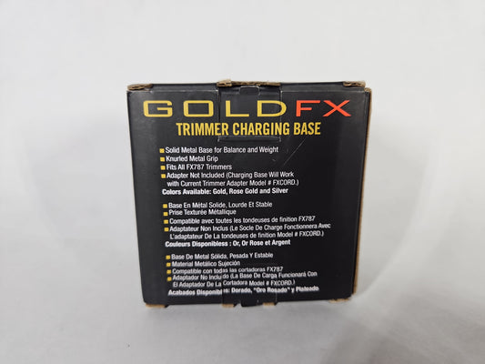 BaBylissPRO GoldFX Trimmer Charging Base FX787BASE-G Gold Fits FX787 Open Box