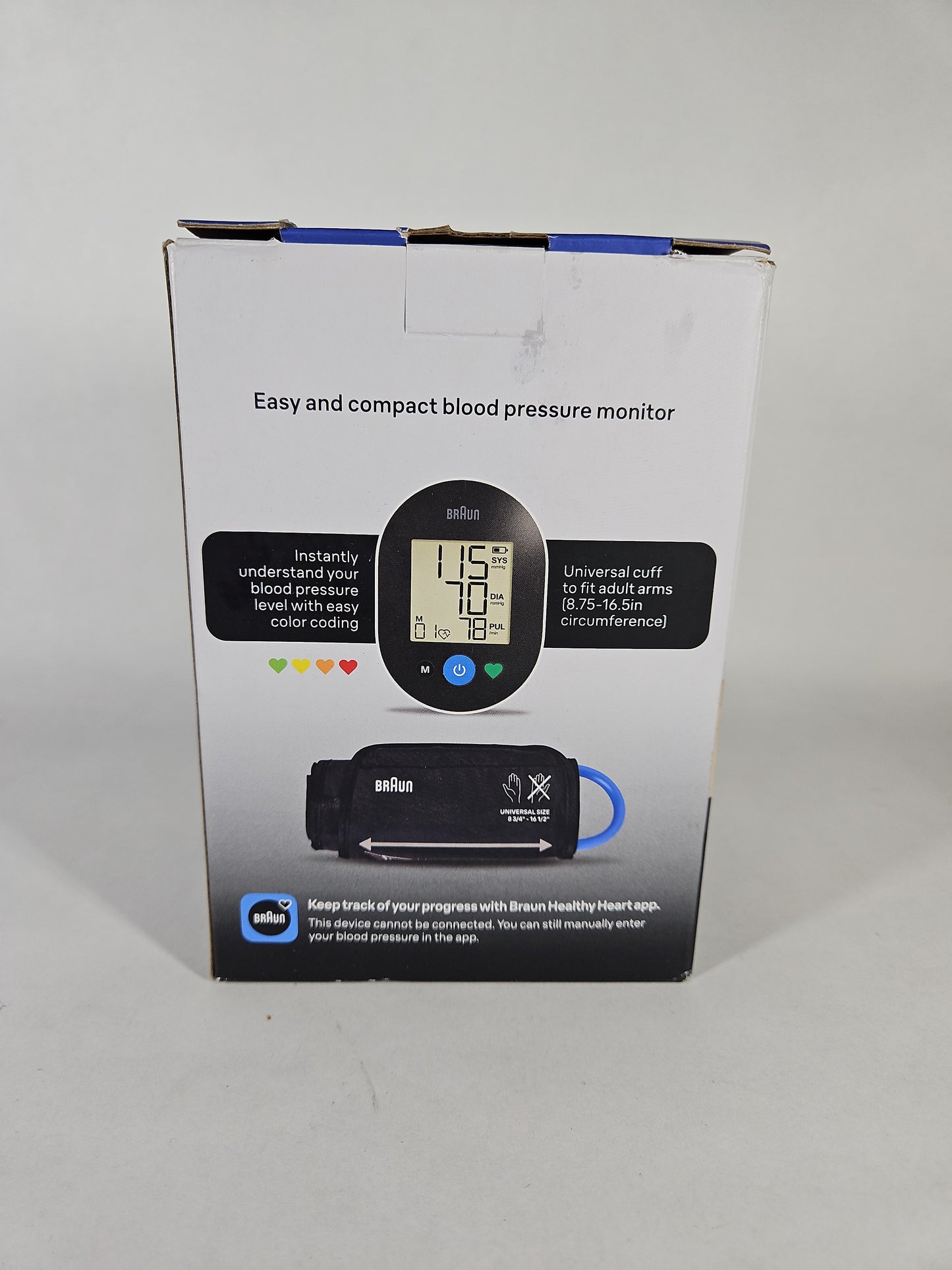 Braun ExactFit 2 Upper Arm Blood Pressure Monitor