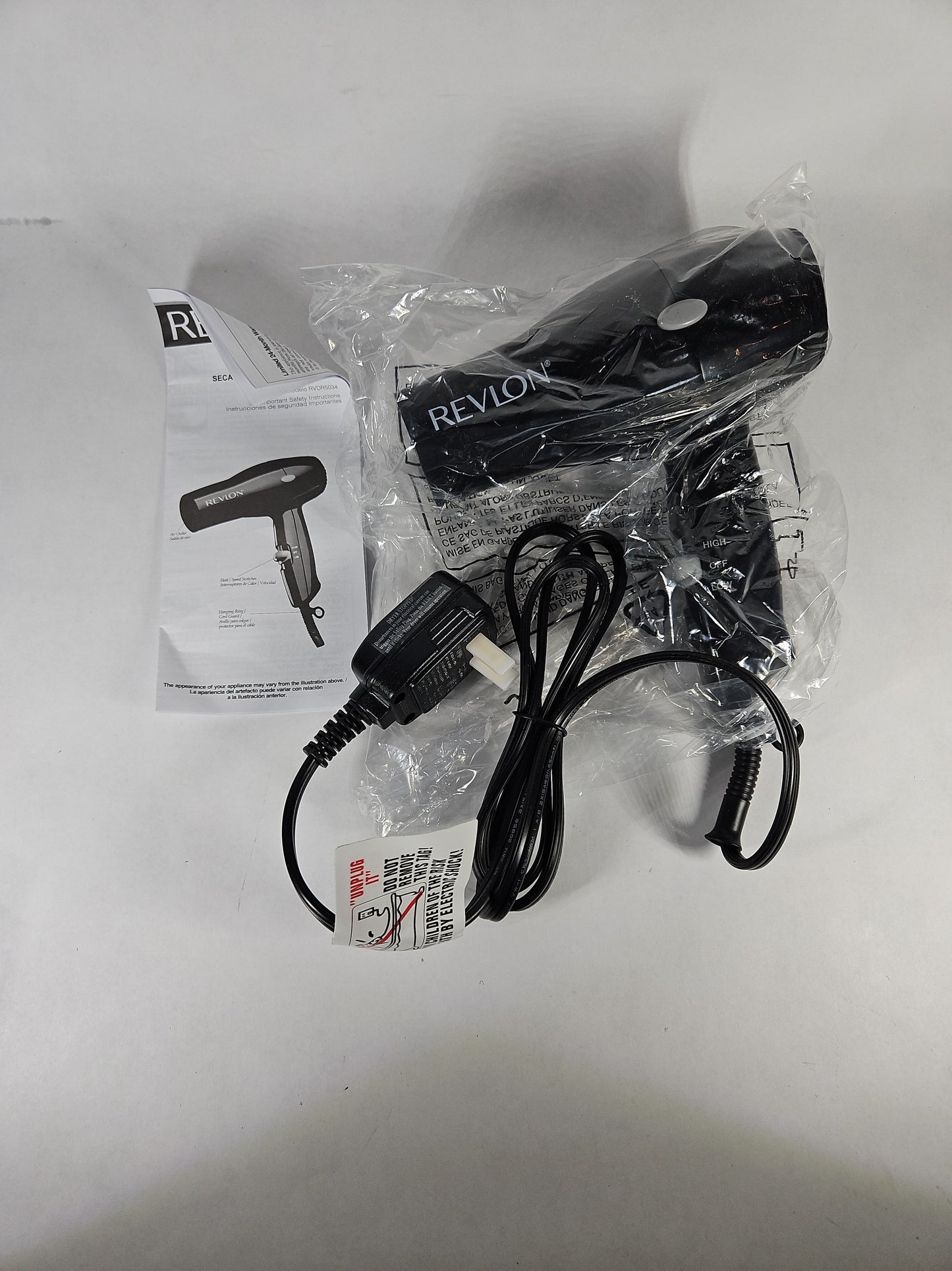 Revlon 1875W Compact Hair Dryer – Black
