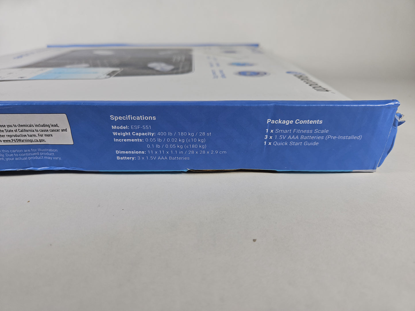 Etekcity Smart Scale for Body Weight, Body Fat &amp; BMI – Model ESF-551