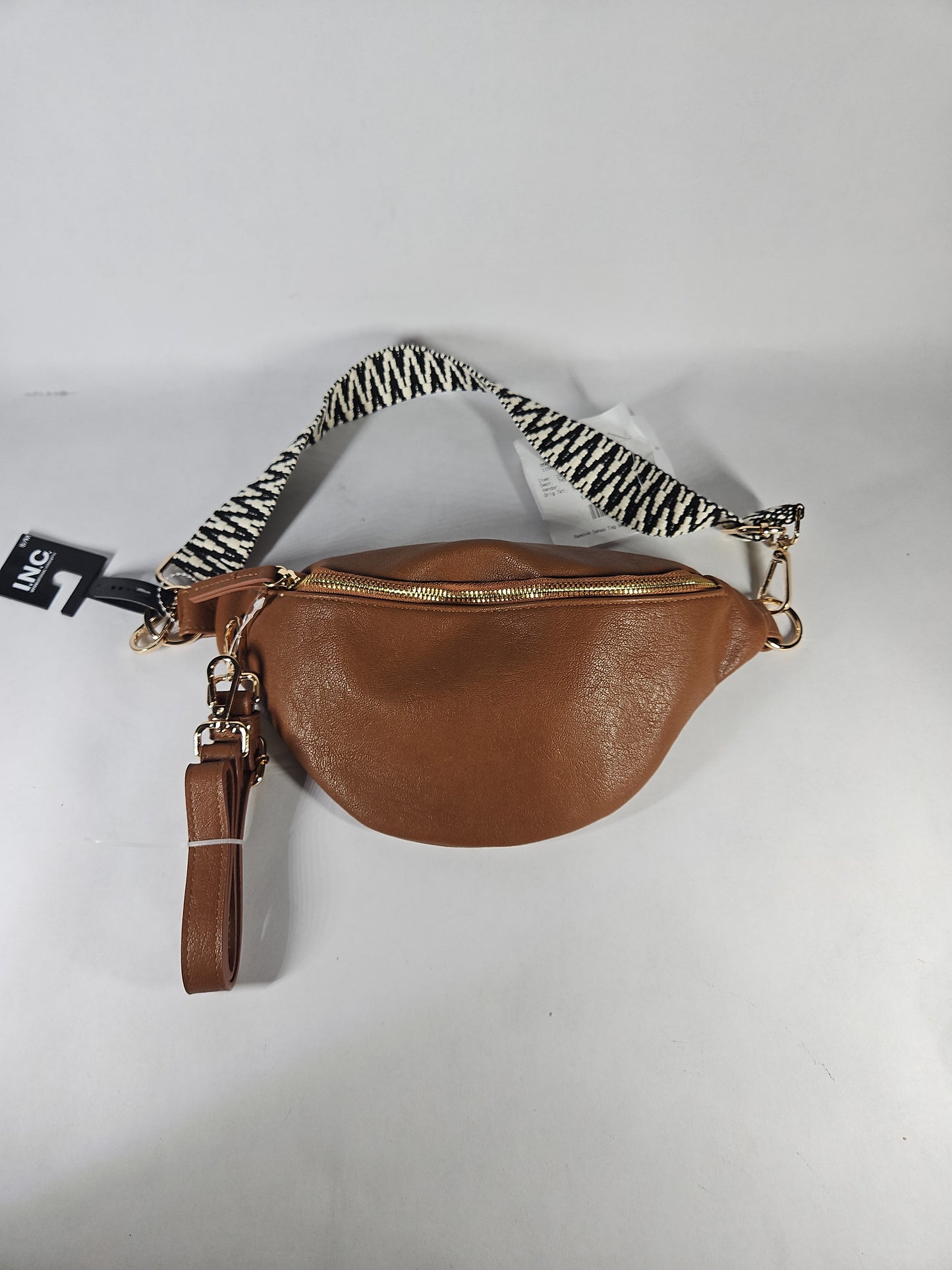 I.N.C. Belt Bag Crossbody Waist Bag – Cognac