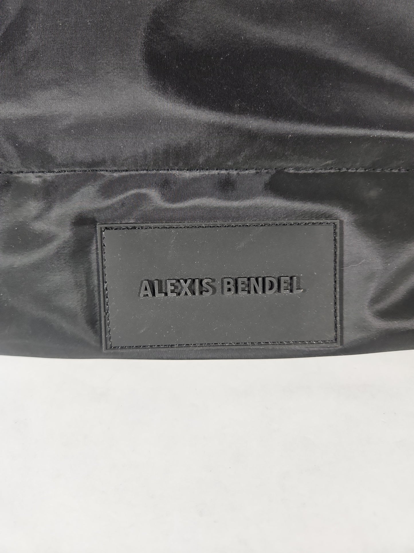 Alexis Bendel Large Nylon Weekender Tote Bag – Black