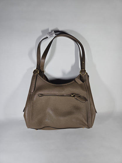 Coach Bella Medium Leather Shoulder Bag – Dark Stone