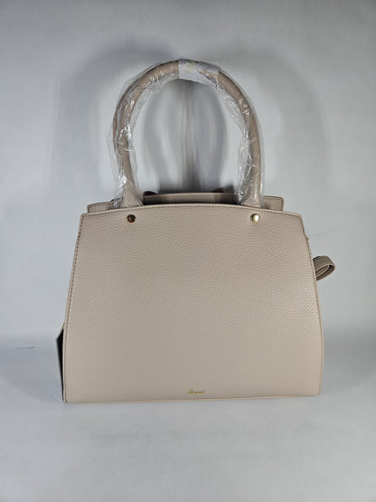Crossi Grace Bowtie Top Handle Satchel – Ivory