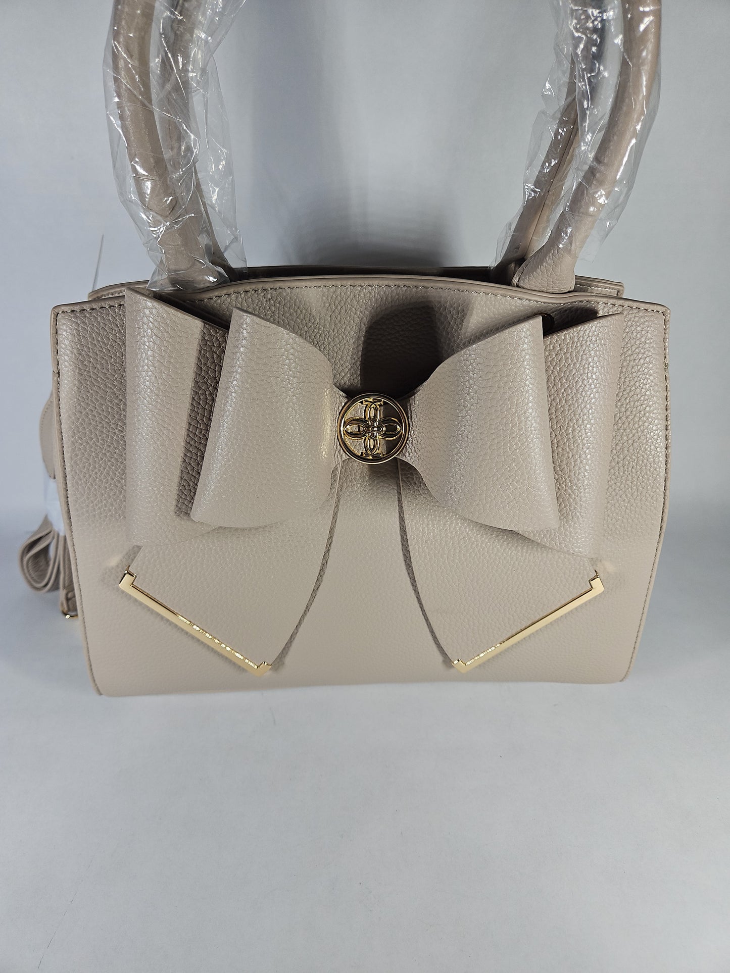 Crossi Grace Bowtie Top Handle Satchel – Ivory