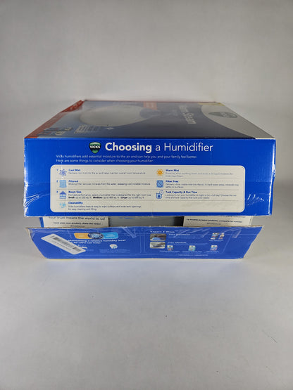 Vicks Warm Steam Vaporizer & Humidifier – 1.5 Gallon