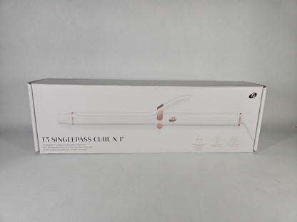 T3 SinglePass Curl X 1" Ceramic Extra-Long Barrel Curling Iron